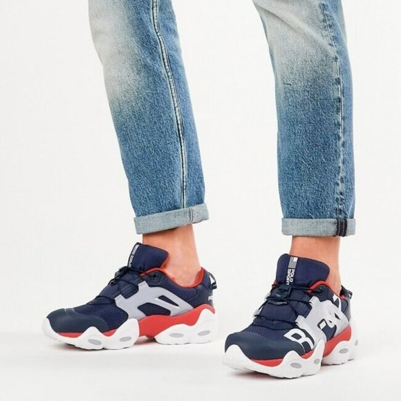 Polo Ralph Lauren Other - NWOB Polo Ralph Lauren Men's RLX Tech-SK-ATH RL-67 Sneakers, Navy/Red, Size 9D